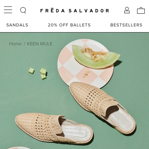 Freda Salvador Keen Tan Mules 9.5 - Picture 2 of 7